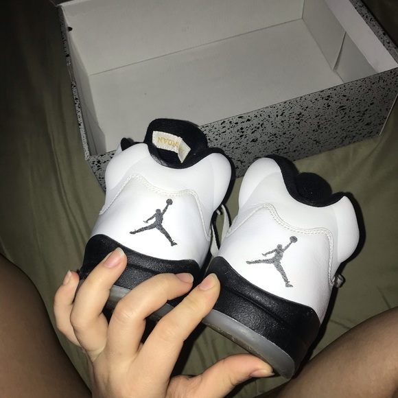 Air Jordan retro 5 Olympic gold - Picture 4 of 8